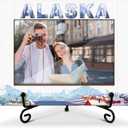 Alaska Gifts Wood Photo Frame Wedding Honeymoon Vacation Gifts for Couple Tabletop Display 4 x 6 Picture Frame Gift for Friends BFF, Alaska Souvenirs Home Office Desk Holiday Decorations -12