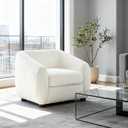 Sherpa Stretch Chaise Lounge Sofa Slipcover, XL, Ivory