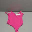 REORIA Bodysuit for Women Scoop Neck Sleeveless Tank Top Bodysuits 2025 Sexy Thong Bodysuit Basic Leotards for Women Size S