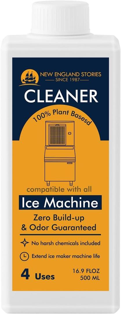 3 x 4 Uses Ice Machine Cleaner Maker Descaler, 16.9 fl oz Nickel Safe Ice Maker Cleaner Solution - Cleaning Kit Compatible with Major Brands (GE Opal, Whirlpool 4396808, Scotsman, Manitowoc, Hoshizaki)