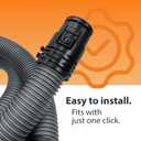 Replacement Vacuum Hose Compatible with Miele Classic C1, S2120, S2130, S2180, C1 Pure Suction & Turbo Fits Canister Vacuum Cleaner 1.6m Flexible Pipe Tube, Attachments Parts