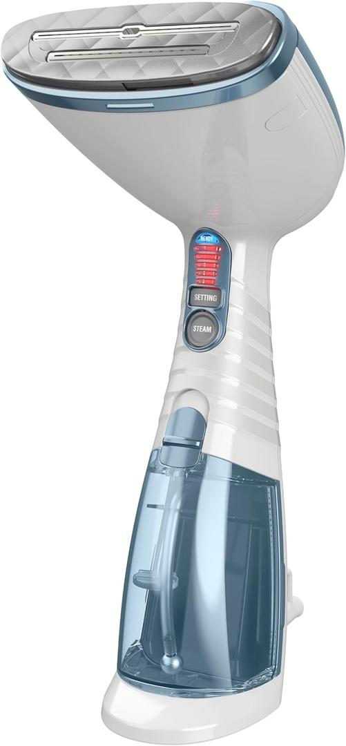 Conair Handheld Garment Steamer for Clothes, Turbo ExtremeSteam 1875W Fabric Clothes Steamers, Hand Steamer for Clothes, Portable Handheld Garment Steamers for Clothes, Handheld Steamer, Blue