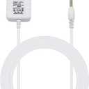 White Power Cord Replacement for Alexa Dot 3rd Gen, Dot 4th Gen, Dot 5th Gen 2022, Echo Pop 15W Power Adapter Charger