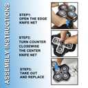 4PCS Shaver Replacement Blades,Shaver Replacement Heads for Pitbull Platinum Pro Shaver,Compatible with Skull Shaver Pitbull Gold PRO Shaver Replacement Blade