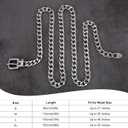 WHIPPY Waist Chain Belt Women Ladies Adjustable Body Waist Link Belts for Jeans Dresses