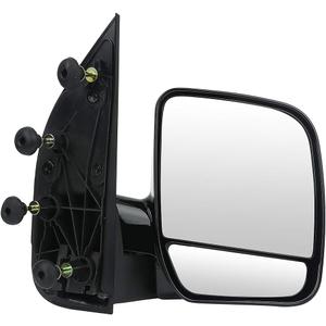 ECCPP Folding Manual Side View Mirrors Right Passenger Side Tow Mirror Replacement fit for 2002 2003 2004 2005 2006 2007 2008 For Ford E150 E250 E350 E450 E550 Econoline Van (Passenger Side (RH))