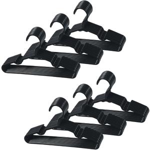 60 pcs Black Baby Nursery Closet Hangers,Non-Slip Laundry Infant Pant Hanger for Newborn Clothes,Ultra-Thin Child Coat Hanger for Girl Boy Toddler Kids