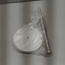 YIGII Heavy Marble Base Paper Towel Holder Countertop - Standing Paper Towel Roll Holder with Weighted Base, Papertowel Holder for Kitchen, White Marble