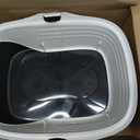 Arm & Hammer Rimmed Cat Litter Box with High Sides and Microban, Made in USA