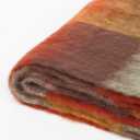 Womens Scarf Winter Big Colorful Checked Thick Warm Soft Scarves Casual Tassel Blanket Scarf