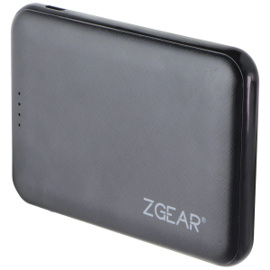 ZGear (5,000mAh) Slim Power Bank with Dual Charging Ports - Black, 2 Pack