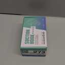 Quntis Suction Cup Hooks 4 Pack, MultiPurpose Clear Shower Suction Hooks Waterproof Heavy Duty Wreath Hanger for Bathroom, Window, Towel, Shower Wall, Tile, Glass Door, Camper