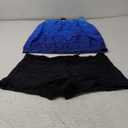 Aqua Eve Two Piece Women's Tankini Swimsuits Blouson Swim Tank Top with Shorts Modest Bathing Suits (XX-Large, Blue Gradient)