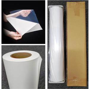 RCdepot1-1 X 36 Inch X 100 Ft Matte Polypropylene Banner Roll (Self Adhesive) Film Poly Vinyl Waterproof, Tear Resistant, 2 Inch Core, Wide Format Inkjet Print Poster Signs PVC