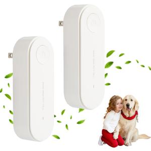 2PCS Magair Air Purifie, 2026 New Magair Air Purifier Plug In With Replacement Filter, Suitable For Bedrooms, Toilets, Closets, Pet Room