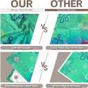 2D Digital Print 7x5ft Fabric Hawaii Under The Sea Cartoon Summer Aloha Seaweed Underwater Hand-Painted Blurred Style Photography Backdrop Kids Birthday Party Photo Props