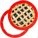 Adjustable Silicone Pie Crust Shields Baking Protectors Cover Ring Fits 8-11.4 Inch Pies Baking Pie Crust Shield Protector Cover for Edges (Red-2Pcs)