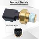 Engine Oil Pressure Switch Sensor Sender Unit 68145662AB 68145662AA Compatible with Chrysler 200 Dodge Dart Cherokee Renegade Fiat Ram 2.0L 2.4L PS753 1S12029
