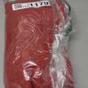 YoungsTex Burgundy Red Linen Curtains 63 Inch Length 2 Panels for Living Room, Light Filtering Window Drapes with Bronze Grommet Privacy for Bedroom, 52 x 63 Inch