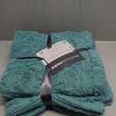 Throw Soft Cozy Brushed Long Faux Fur For Bed, Couch or Sofa, 50"x60", Aqua OEKO-TEX STANDARD 100