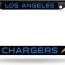 Rico Industries NFL Football Black Chrome Frame with Decal Inserts 12" x 6" Car/Truck Auto Accessory