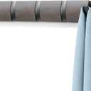 Umbra Flip Wall-Mounted Coat Rack with 5 Hooks  Modern, Space-Saving Storage for Hats, Jackets, Bags, Entryway, Mudroom, Closet, Bathroom, Bedroom  Grey/Pewter