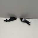 Fashionwu Realistic Crows Halloween Handmade Crow Prop Feathered Black Raven Scene Birds Decoration - 2pcs, 6.3in