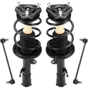 Front Strut Sway Bar Links for 2009-2013 Toyota Corolla Matrix 1.8L, Shock Absorbers Replace 572598 572597 4PCS
