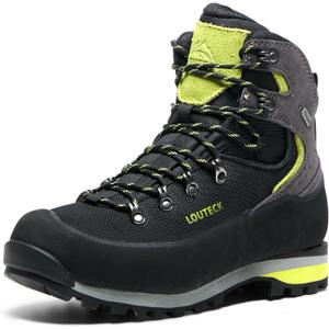 Men's Hiking Boots  Durable and Comfortable Men's Climbing Boots for Rugged Outdoor Adventures, Perfect for Hiking, and Climbing (11 Wide, Black/Green)