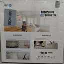 Art3d 12-Pack Square Black Drop Ceiling Tile 2ft x 2ft, PVC Ceiling Panel 24 x 24in.