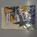 Spring Welcome Daisy Flower Basket Garden Flag 12x18, Rustic Spring Floral Yard Decor, Double Sided Burlap Outdoor Welcome Flag for Porch Lawn Patio DF117