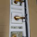 FDPBY Modern Bathroom Vanity Light 3-Lights Black Gold Crystal Wall Lamp Bathroom Modern Crystal Vanity Lighting