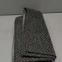 Color&Geometry Ultra Thin Indoor Door Mat 24"x36", Machine Washable Front Door Mat Non Slip, Low Profile Entrance Mat Indoor, Absorbent Carpet for Inside, Entry, Entryway, Dark Grey (FOLD)