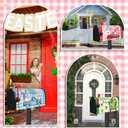 Menkxi 3 Pcs Easter Mailbox Covers 21 x 18 Inch Easter Magnetic Mailbox Covers Wraps Post Letter Box Cover for Outdoor Garden