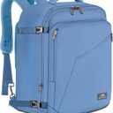 MATEIN Big Backpack for Travel, Carry on Backpack for Airlines with Hide Away Shoulder Straps, Large Hiking Daypack with 2 Handles, Gifts for Traveler Women, Light Blue