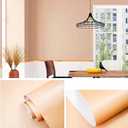 11 Yards Solid Color Gold Wallpaper, Peel and Stick Contact Paper, Thickened Textured Waterproof Removable, Colored Wall Paper Self-Adhesive for Bedroom Office Furniture 17.7 x 393.7 Inch
