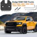 Sun Visor Repair Kit Fits for Dodge RAM 1500 Trucks 2019-2026, 1 Pack Aluminum Black Sun Visor Clip, Car Sun Visor Fixer, Truck Visor Clip Fix Kit, Visor Clips for Cars, Dodge Ram 1500 Accessories