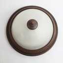 11 in. 2-Light Oil-Rubbed Bronze Flush Mount with Frosted Swirl Glass Shade