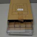 Yieach Acrylic Clear Expandable Kitchen Utensil Drawer Organizer and Silverware Organizer,BPA FREE Adjustable Silverware Tray for Drawer Cutlery,Spatula,Tools,Flatware Organizers,Fork and Spoon Holder (9.4Wx12.6Lx2H Inch)