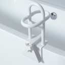 Triple Grip Adjustable Bathtub Handles for Seniors, Fits 3-Inch+ Thick Walls. Please Measure Before Purchasing Tub Grab Bars for Side of Tub, Handicap Grab Bars, Tub Handles for Elderly Balance