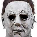 Halloween Horror Mask Scary Halloween Latex Full Head Masks (Grey)