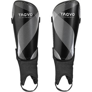 Soccer Shin Guards for Kids Youth Adults, Protective Soccer Equipment for Boys Girls Men, Soccer Shin Pads for Kids (Small, G/Black)