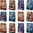 12PCS Wrestling Party Supplies Wrestling Themed Party Bags for Boys Girls Kids Party Decorations (WWE)