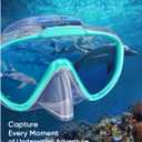 Seovediary Snorkel Set Adults Snorkeling Gear Anti-Fog Panoramic View Swim Mask Dry Top Snorkel Kit with Carry Bag for Snorkeling Scuba Diving Swimming Travel