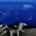 BestOffice | Ergonomic Office Chair | Mid-Back Swivel Desk Chair | Breathable Backrest & Lumbar Support | Adjustable Height | Sponge Seat | Rolling Wheels | Blue | for Adults & Women