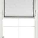 Everyday Celebration Roman Shades - 100% Blackout, Cordless Pull Down Window Shades for Indoor Windows, Grey, 35" W x 64" H