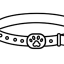 Orange Reflective Dog Collar