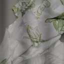 Sage Green Floral Tablecloth 70 Inch Round Vintage Chinoiserie Flower Green Table Cloth Spring Decorative Polyester Stain Resistance Round Table Cover for Party Picnic Kitchen Decor Outdoor