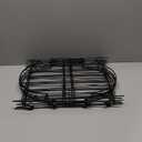 Garden Fence, 22 in(H) x 10.83 ft(L) Arched Rustproof Metal No Dig Fence Garden Fence Border, Ground Stake Animal Barrier Fence for Rabbit Dog, Outdoor Decor for Yard & Patio