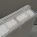 Plastic Craft Storage Container Small Art & Office Supply Organizer Tote, Sensory Bins & Boxes for Home & University, Stackable, Secure Latch Buckles, Clear